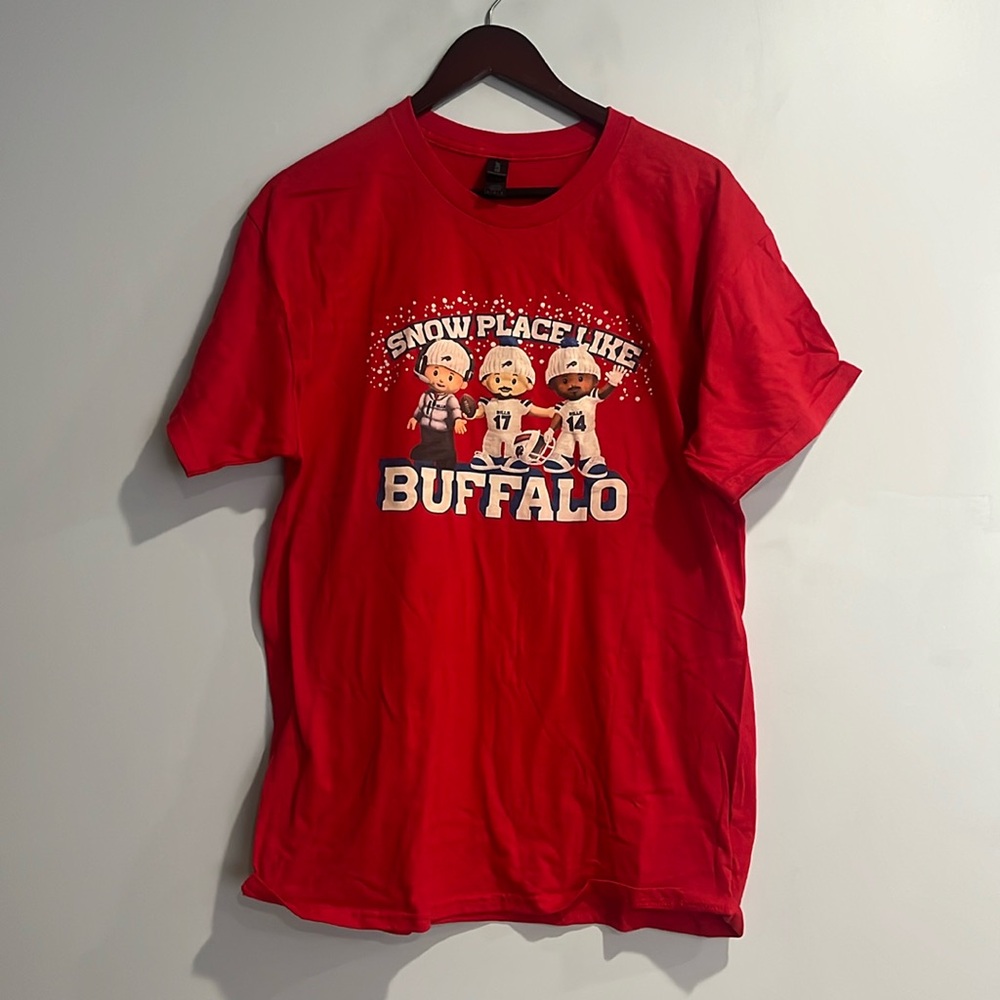 Buffalo Bills Graphic Tee Snow Place Like Buffalo